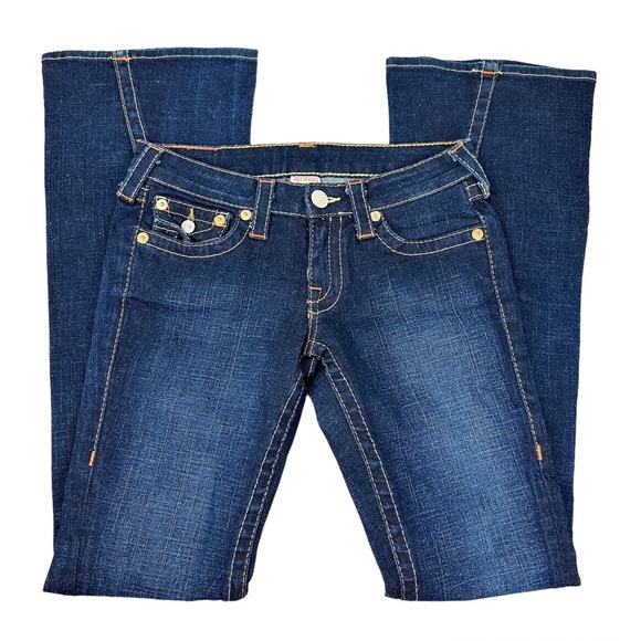 True Religion Joey Big T Stitch Flare Jean Size 27 - Picture 6 of 15